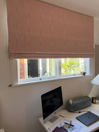 Red and White Striped Blind 1
