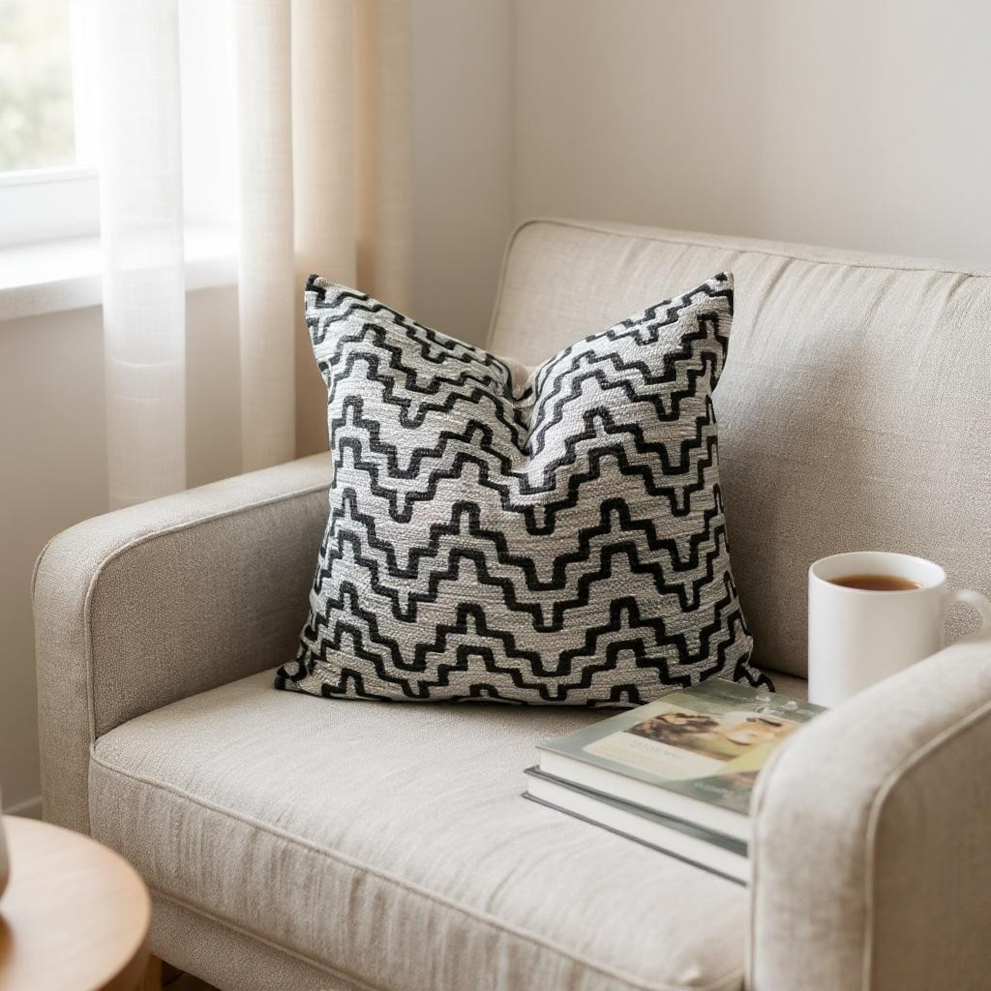 Black &White Cushion