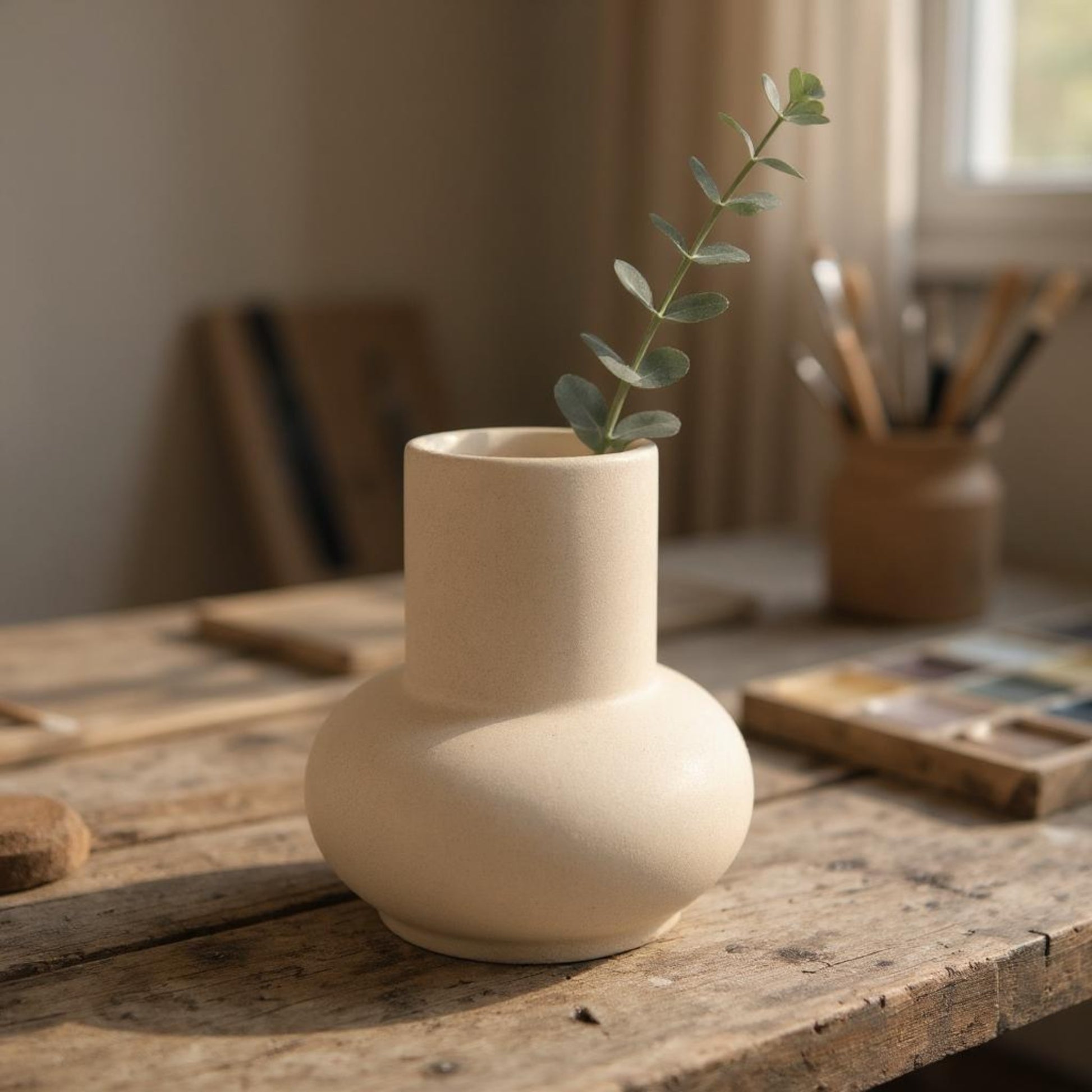 Cream Vase