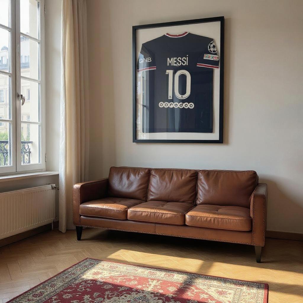 Messi Football Print