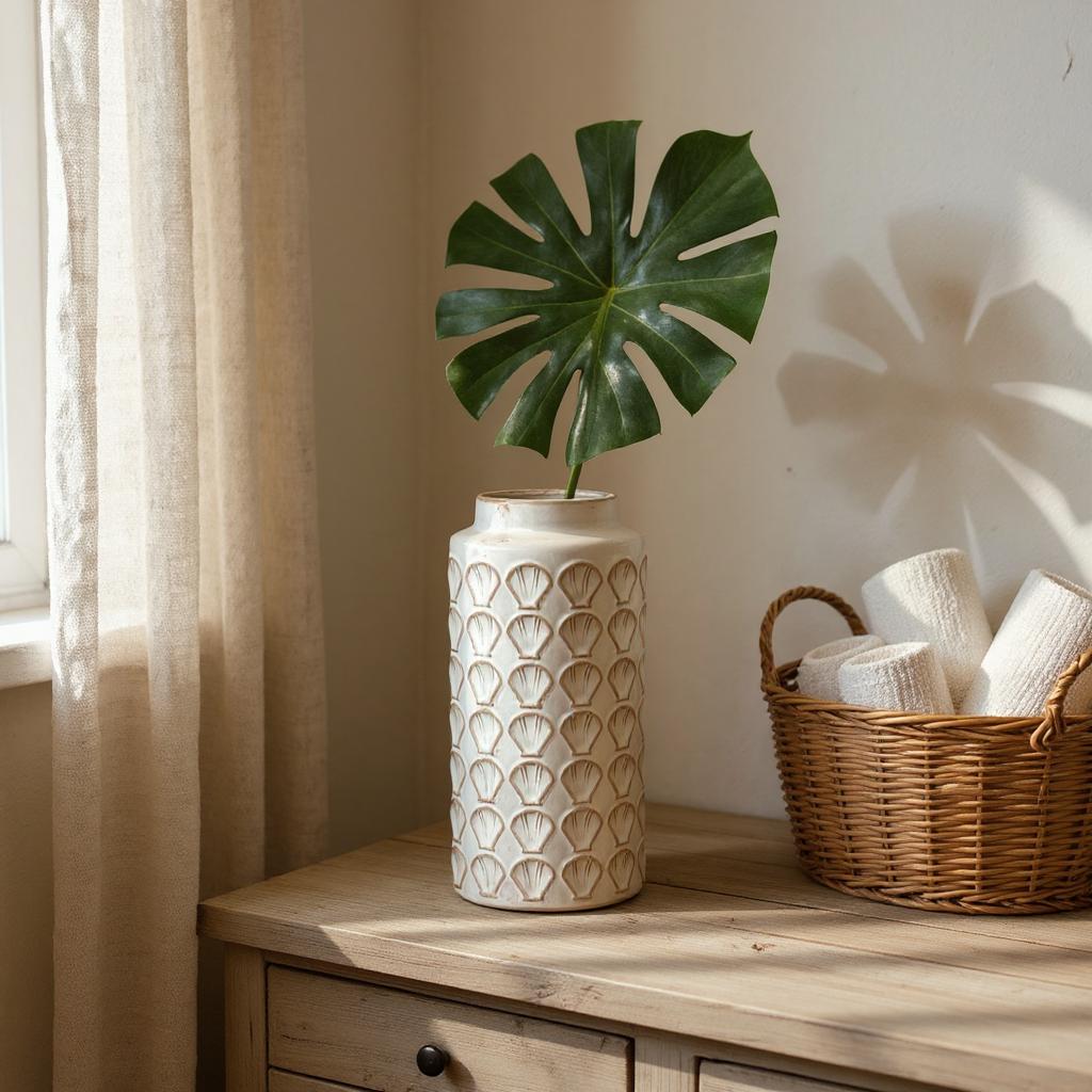 Shell Ceramic Vase