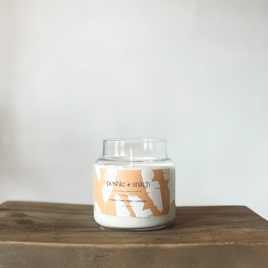 Citronella Candle - Citrusy