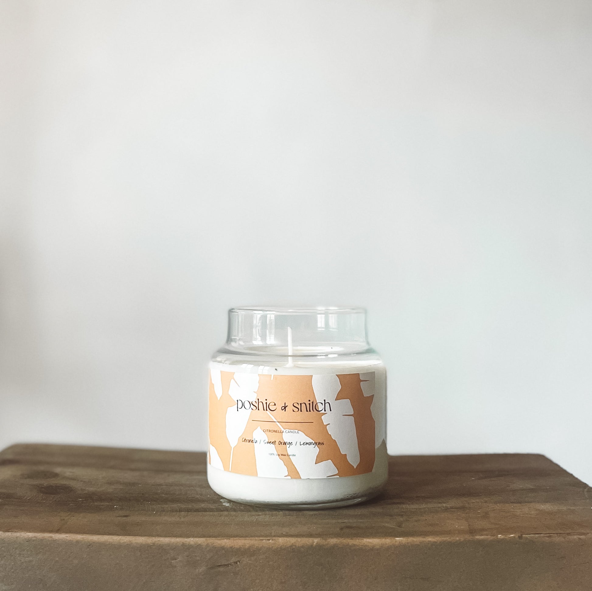 Citronella Candle - Citrusy
