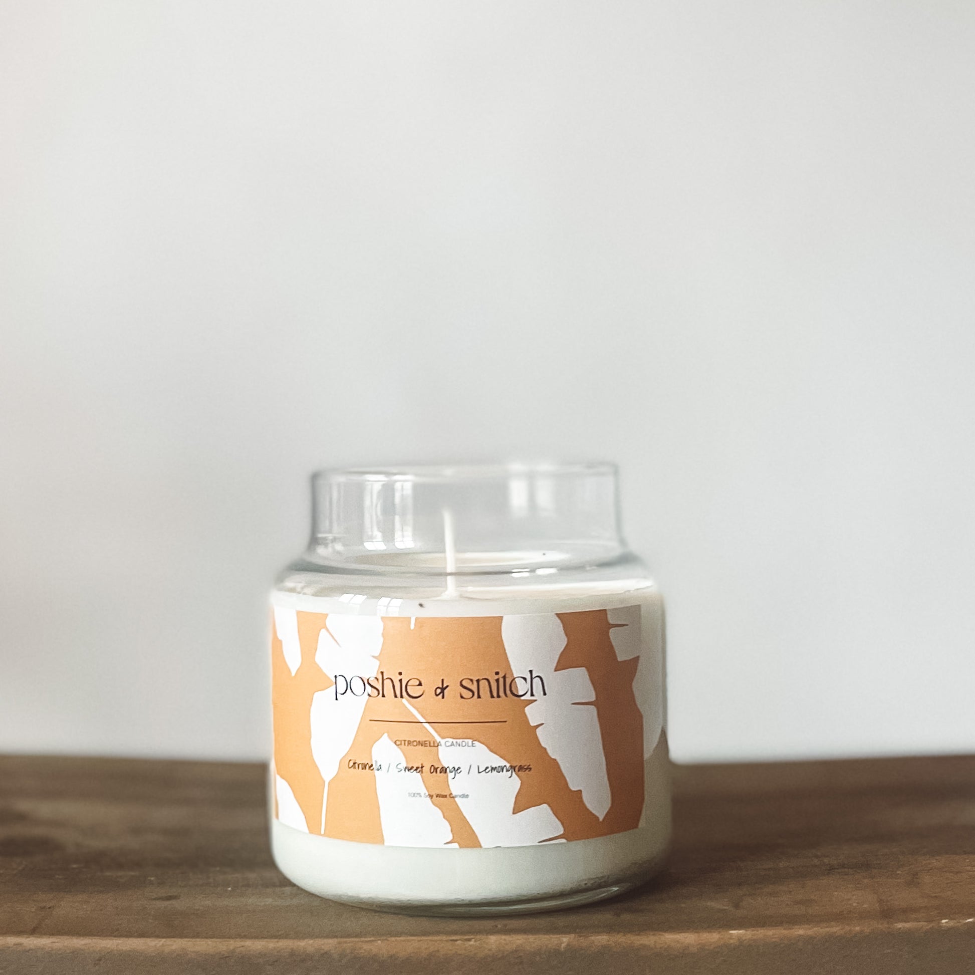 Citronella Candle - Citrusy