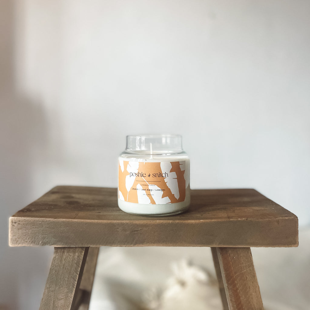Citronella Candle - Citrusy