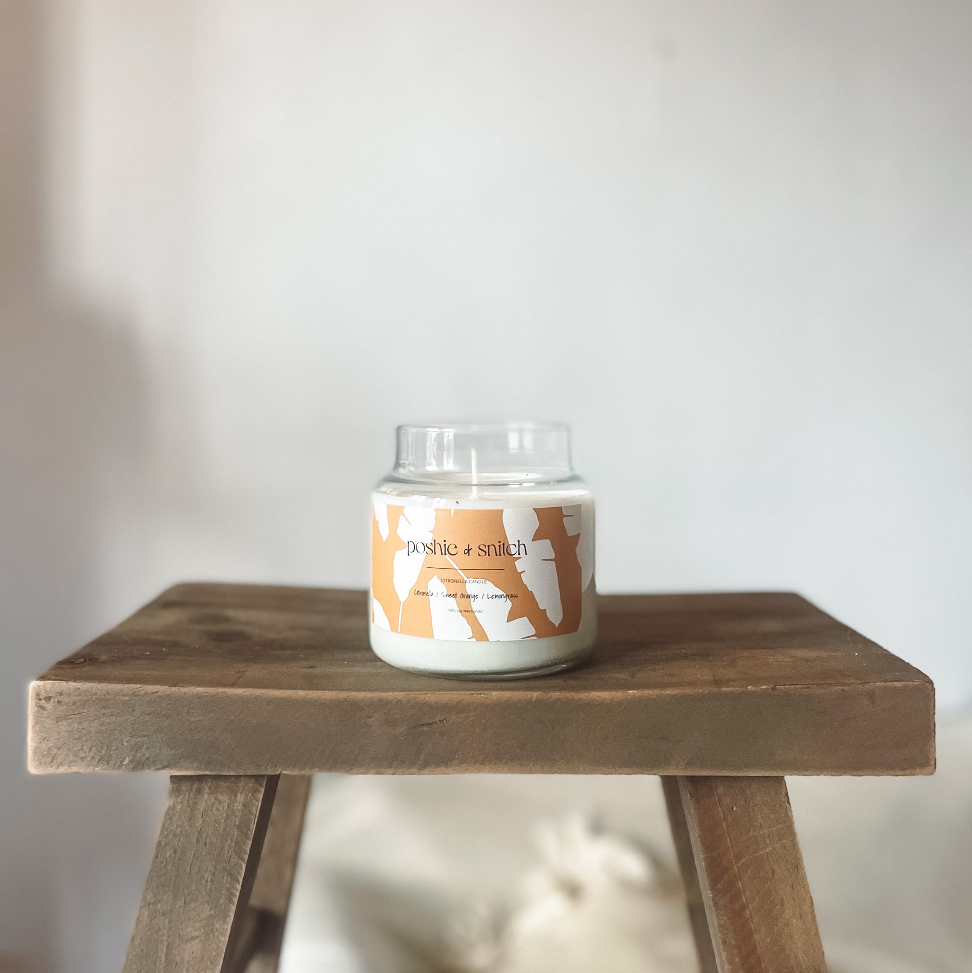 Citronella Candle - Citrusy