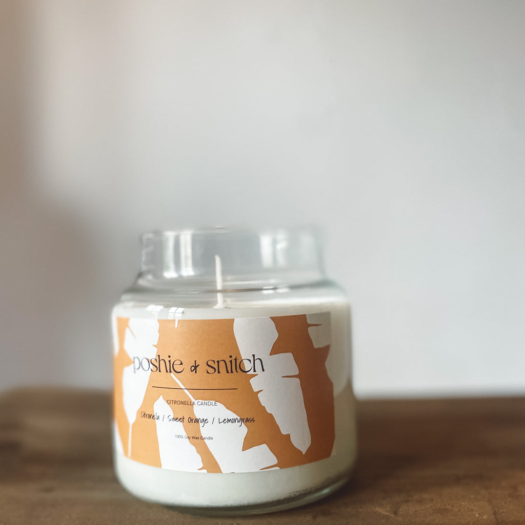 Citronella Candle - Citrusy