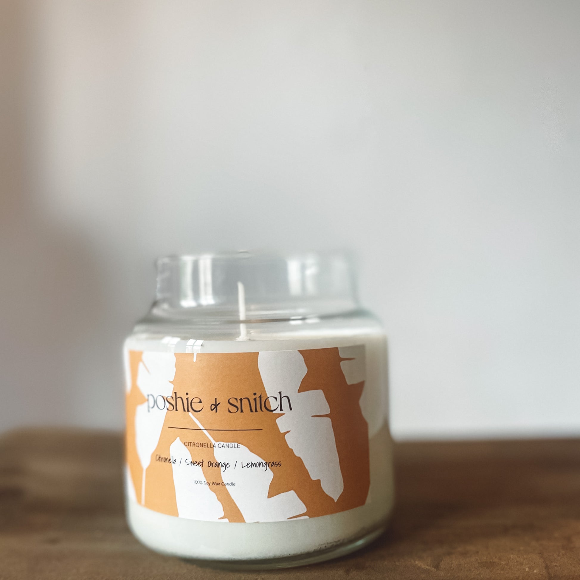 Citronella Candle - Citrusy