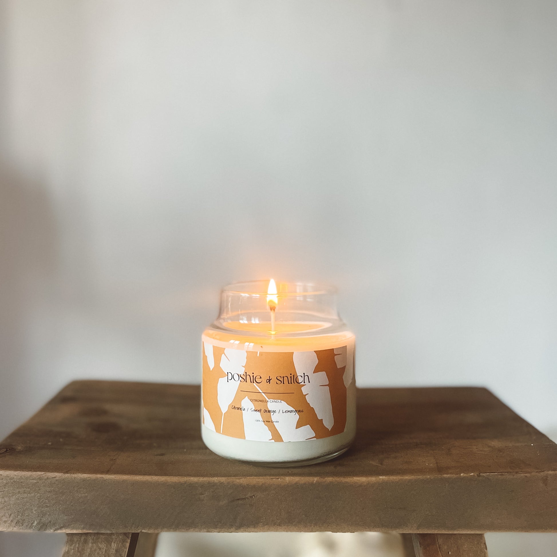 Citronella Candle - Citrusy