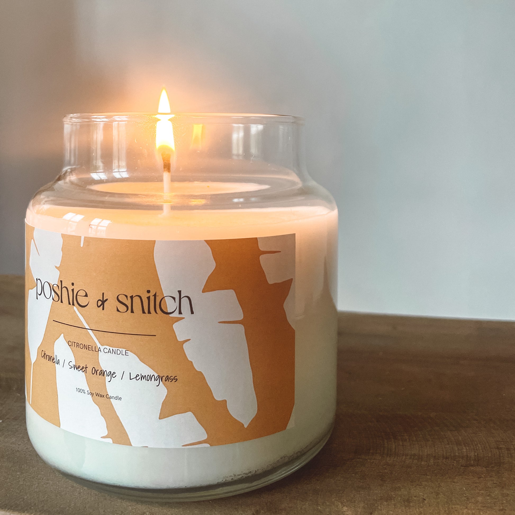 Citronella Candle - Citrusy